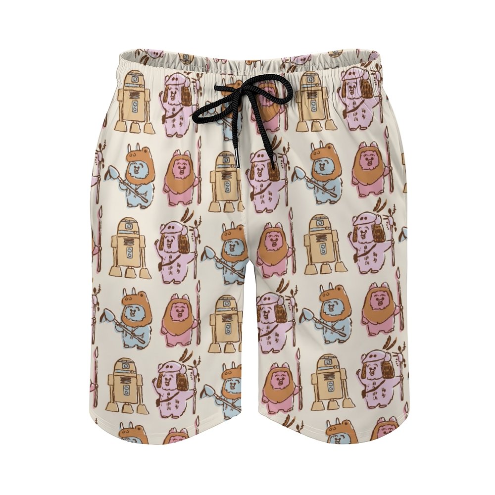 Doodle Monster Geek Shorts