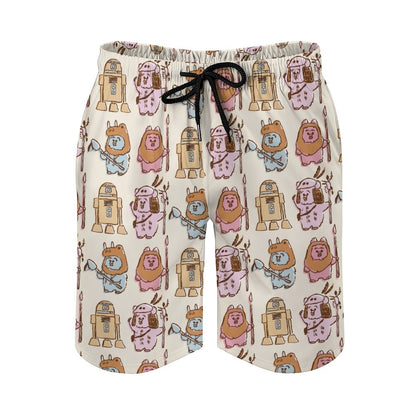 Doodle Monster Geek Shorts