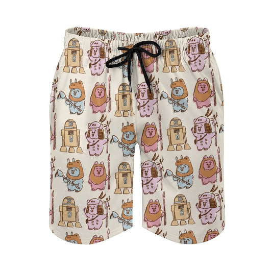 Doodle Monster Geek Shorts