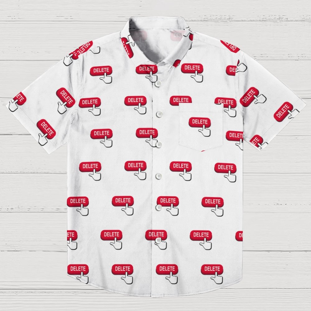 Delete Icon Geeky Shirt