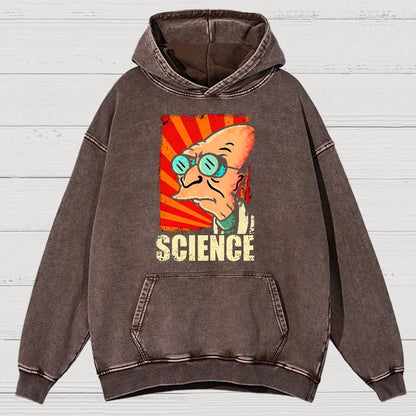 Science Vintage Distressed Hoodie