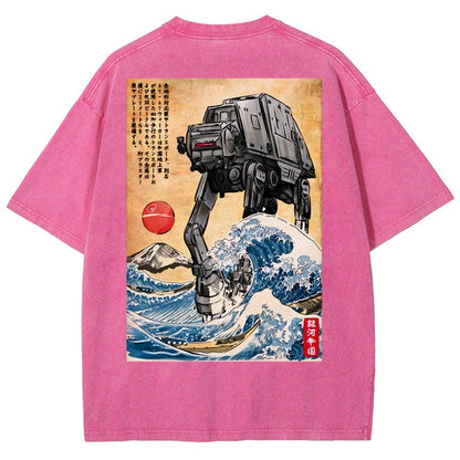 Cosmic Realm In Japan Washed T-Shirt