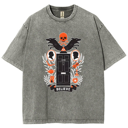 221b Elm St Vintage Distressed T-shirt