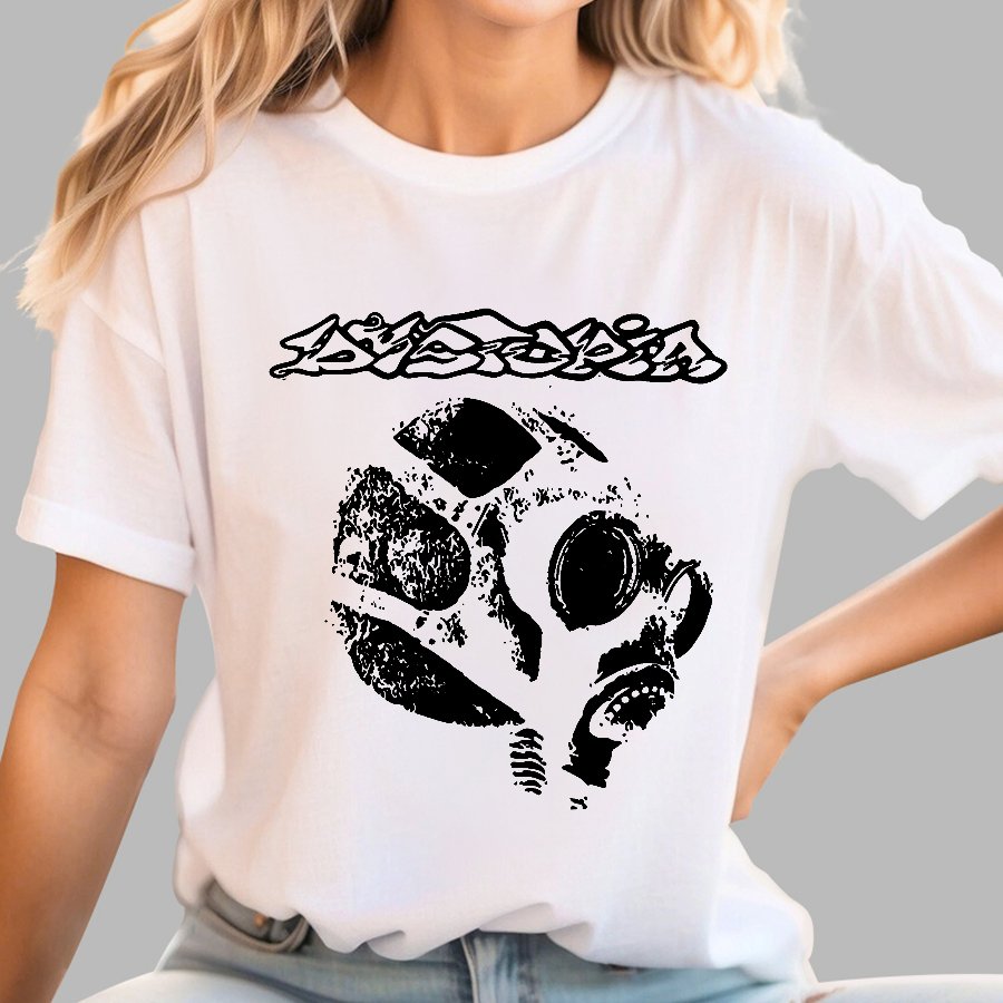 Dystopia - World Gas Mask Back Geek T-Shirt