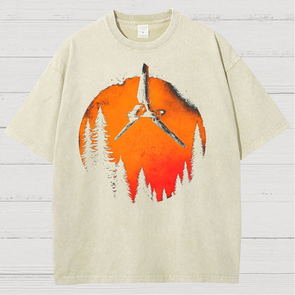 Unidentified Flying Vehicle Vintage Distressed T-shirt