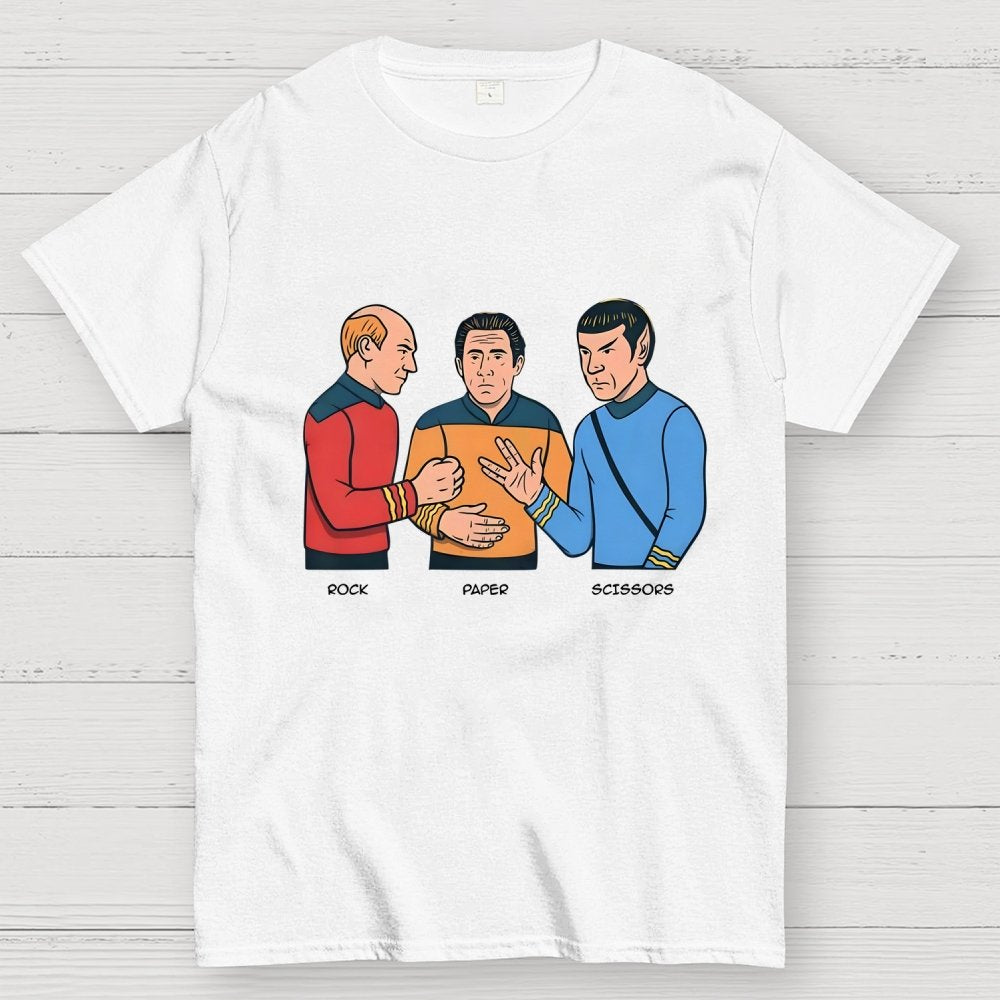 Rock Paper Salute Unisex Geek T-Shirt