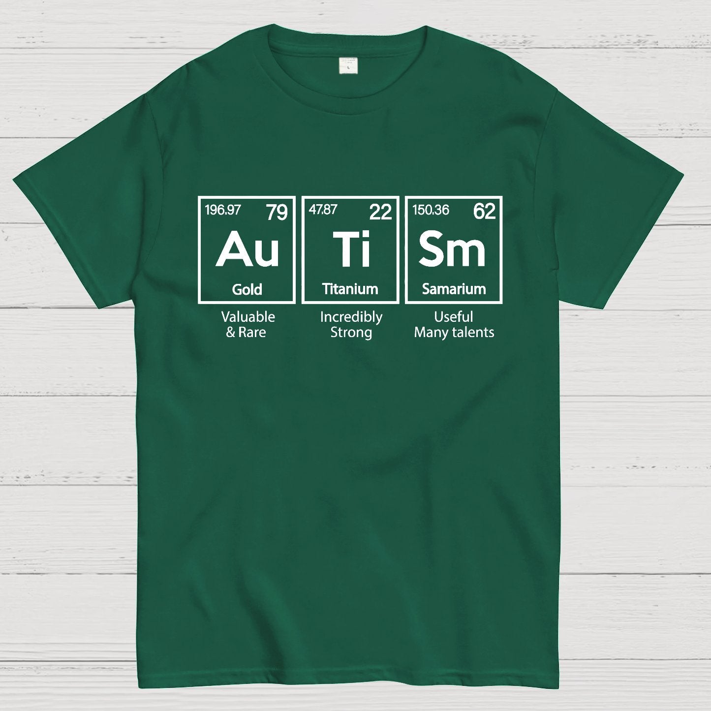 Autism Awareness Elements Periodic Geek T-Shirt