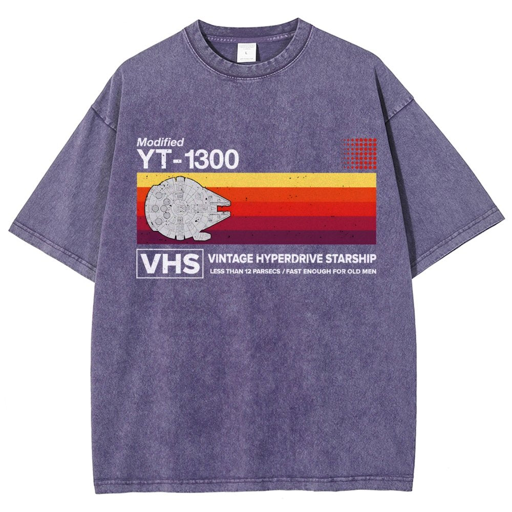 Vintage Hyperdrive Starship Vintage Distressed T-shirt