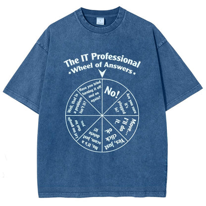 Funny Tech Support IT Support Department Vintage Distressed T-shirt