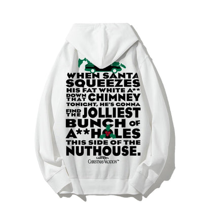 Christmas Vacation: Jolliest Bunch Geek Printed Back Cotton Hoodie
