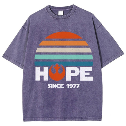 Hope Since 1977 Vintage Distressed T-shirt