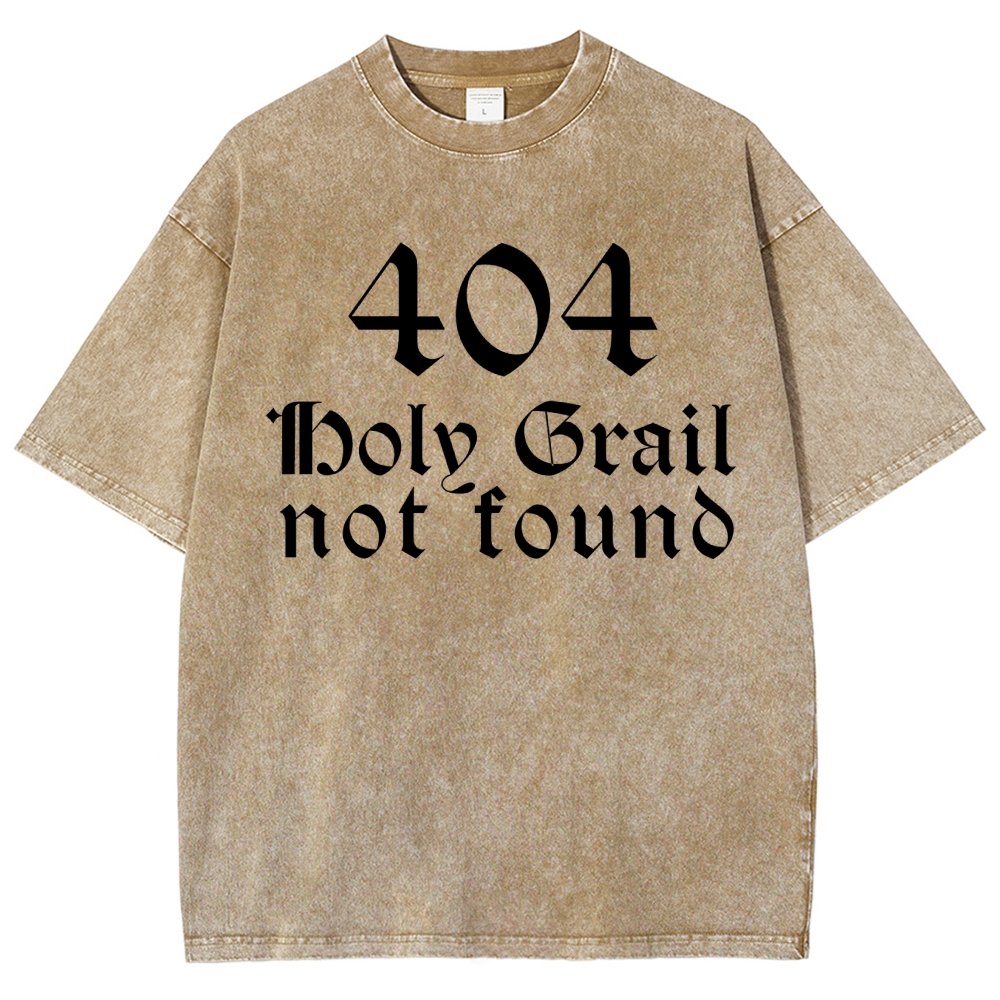 Holy Grail Not Found Vintage Distressed T-shirt