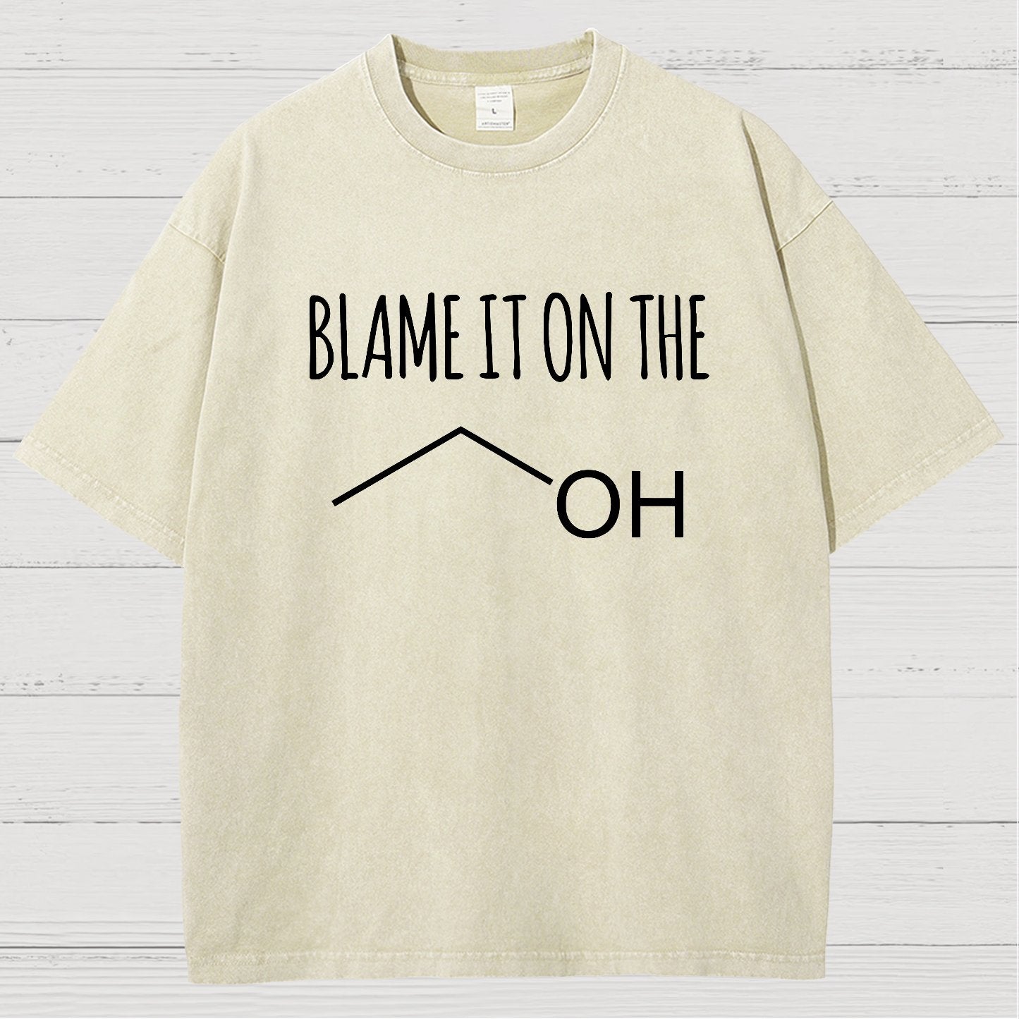 Blame It On The Alcohol Vintage Distressed T-shirt