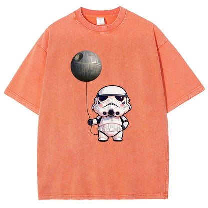 Soldiers playing with balloons Vintage Distressed T-shirt