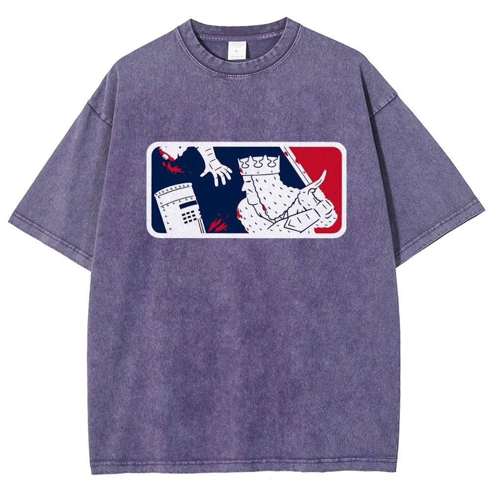 No-Pass League! Vintage Distressed T-shirt