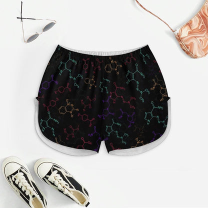 Chemical Molecular Symbol Women's Geek Suspender Cami Set