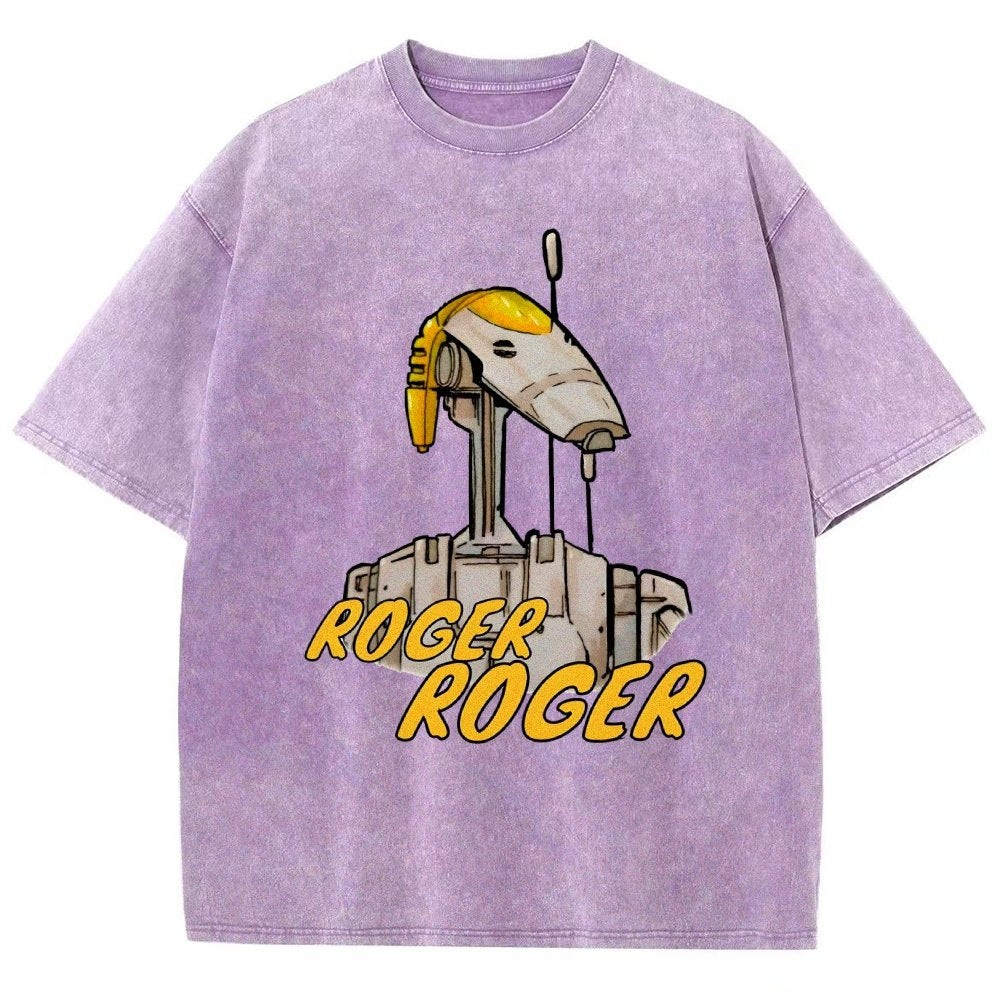 Roger, roger Vintage Distressed T-shirt