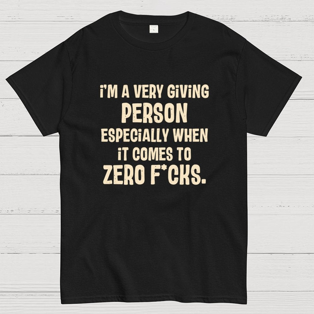 Zero Fcks Geek T-Shirt