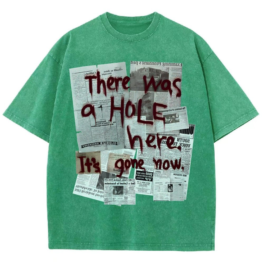 There Was a Hole Vintage Distressed T-shirt
