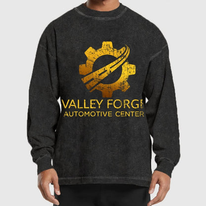 Funny Valley Forge Automotive Washed Long Sleeve Tee