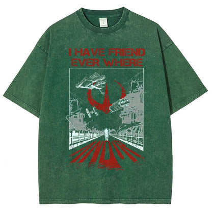 I Have Friends Every where Vintage Distressed T-shirt