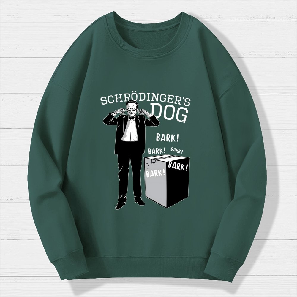 Schrodinger's Dog Geek Cotton Sweatshirt