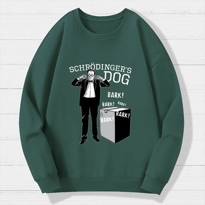 Schrodinger's Dog Geek Cotton Sweatshirt