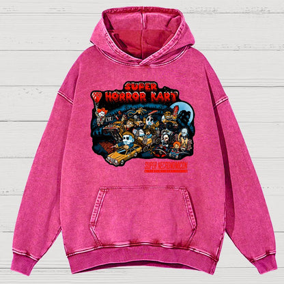 Super Horror Kart Vintage Distressed Hoodie