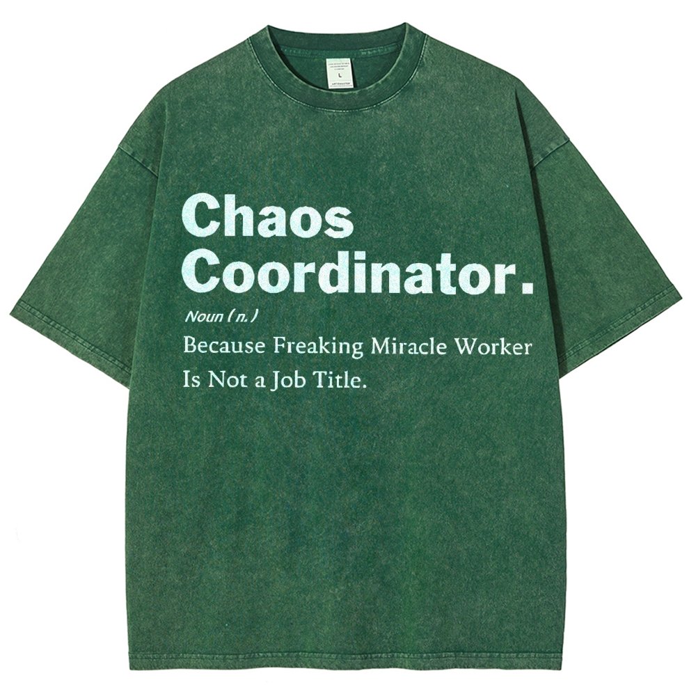 ChaosCraft Vintage Distressed T-shirt