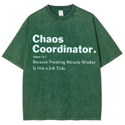 ChaosCraft Vintage Distressed T-shirt