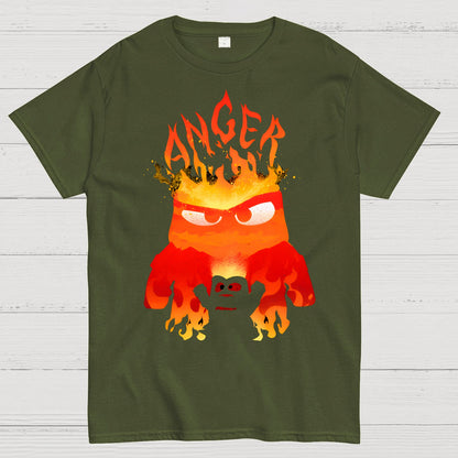 Anger Fire Geek T-Shirt