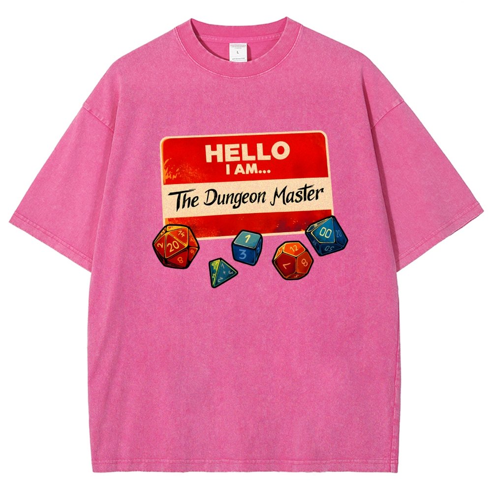 Hello I Am The Dungeon Master Vintage Distressed T-shirt