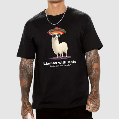 Llamas with Hats Geek T-Shirt