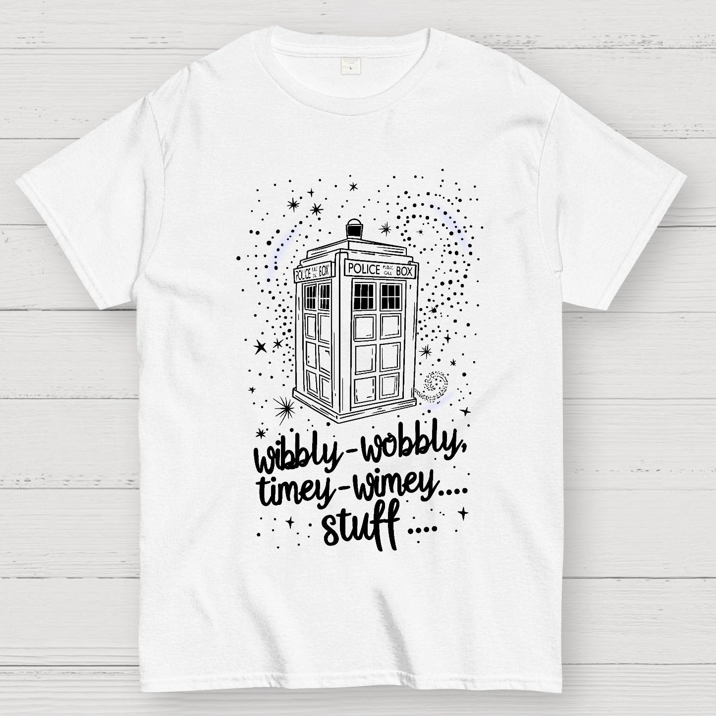 Wibbly wobbly, timey wimey Christmas Geek T-Shirt