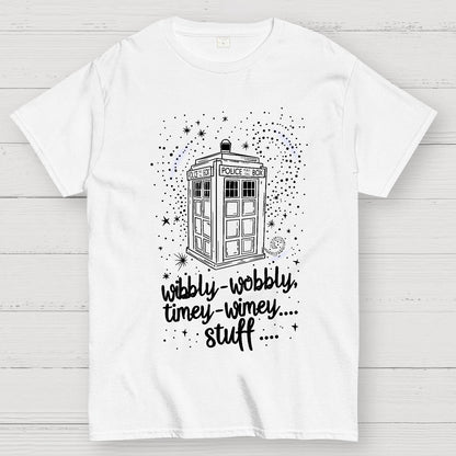 Wibbly wobbly, timey wimey Christmas Geek T-Shirt
