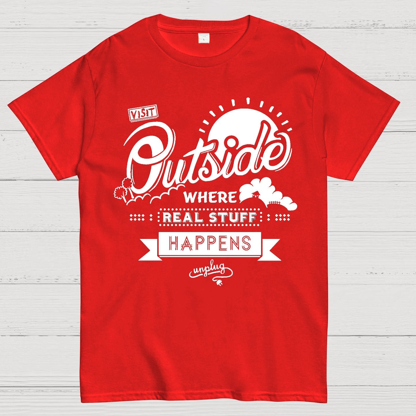 Visit Outside Geek T-Shirt