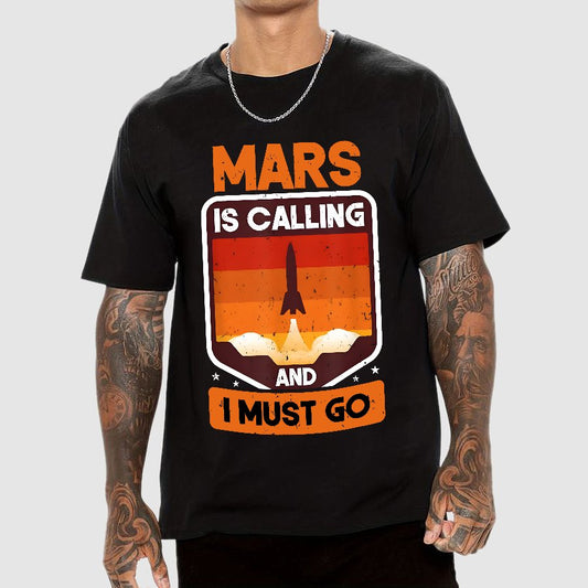 Occupy Mars Planet Mars Is Calling And I Must Go Geek T-Shirt