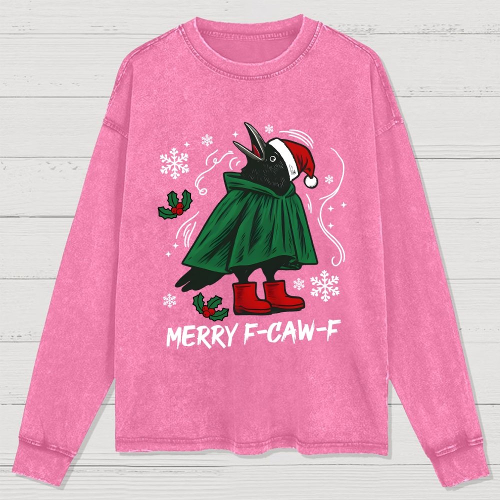 Merry F-CAW-F Washed Long Sleeve Tee