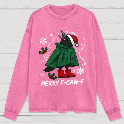 Merry F-CAW-F Washed Long Sleeve Tee