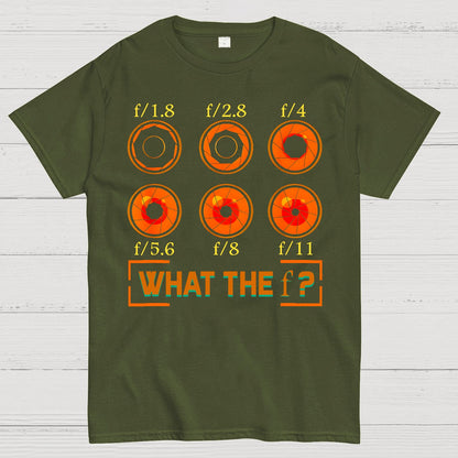 What the F? F-Stop Photography Camera Aperture Focus Geek T-Shirt