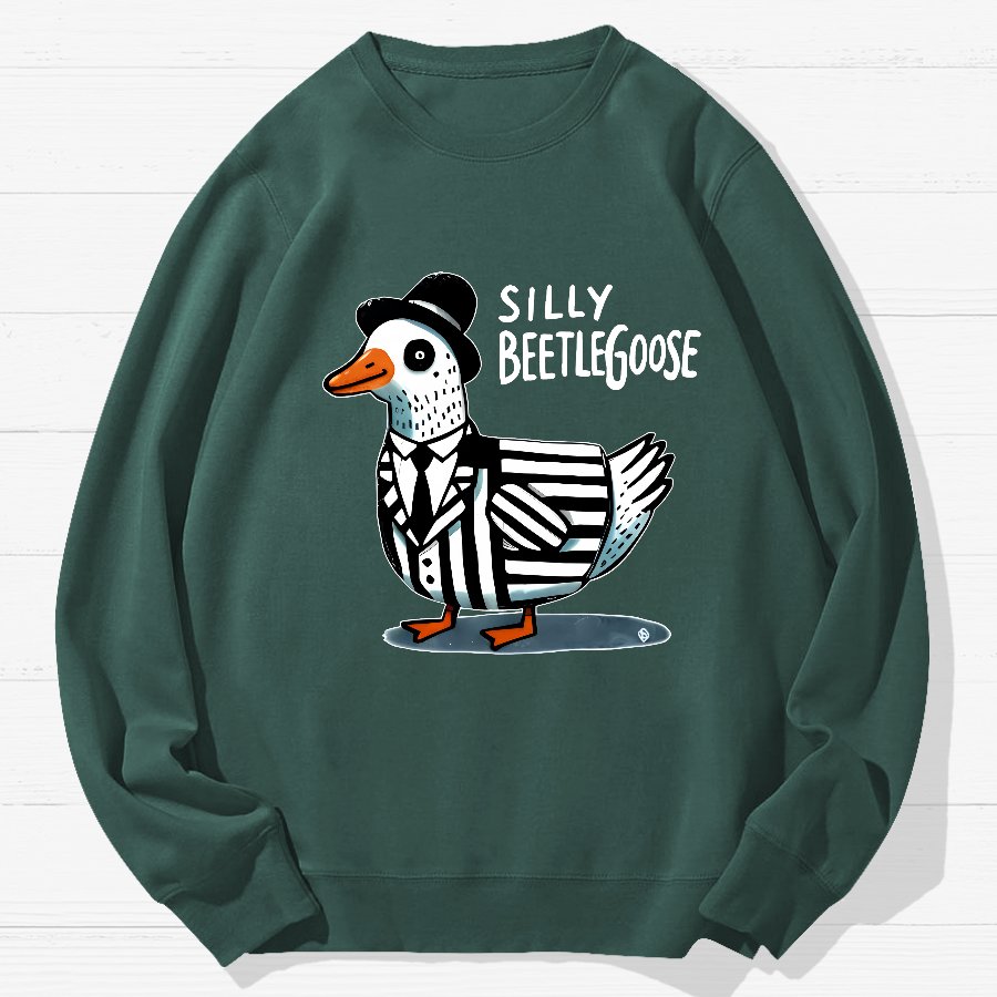 Beetle Goose Cotton Pullover Geek Cotton Sweatshirt