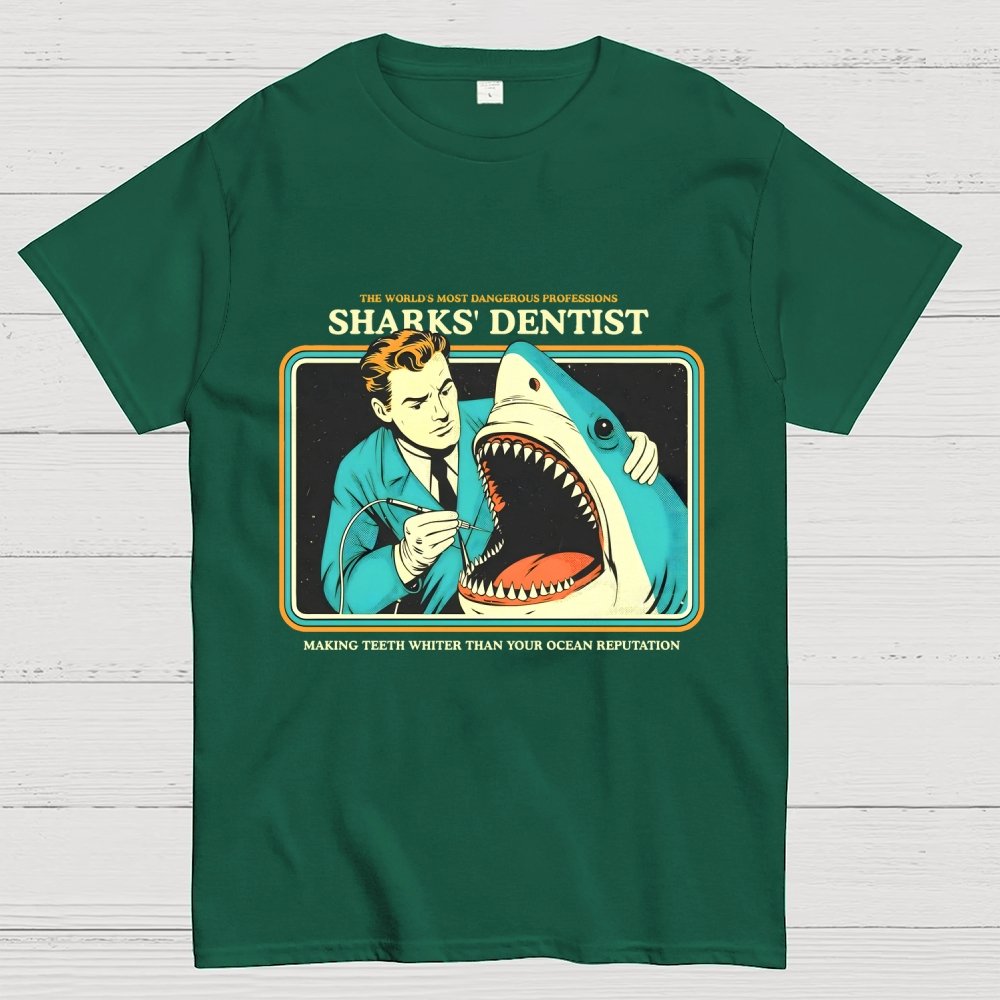 Sharks Dentist Geek T-Shirt