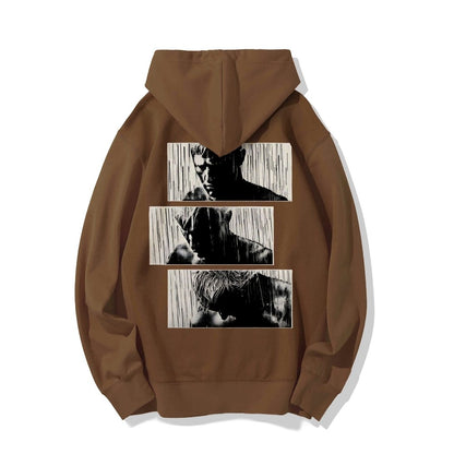 Tears In Rain Printed Back Unisex Cotton Hoodie