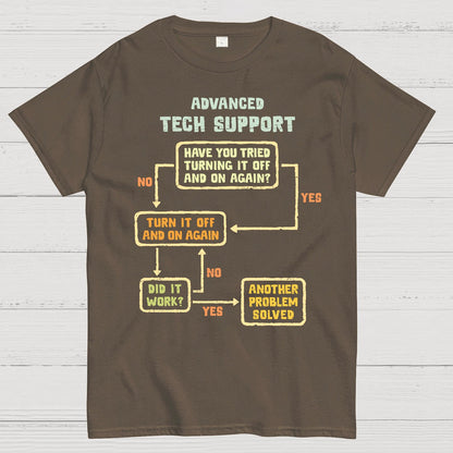 Turn It Off And On Again Geek T-Shirt