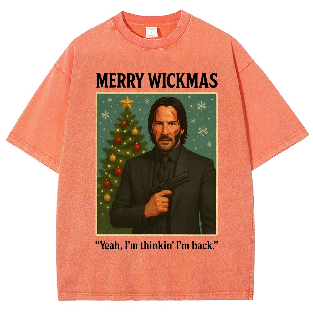 Merry Christmas Yeah, I'm Thinkin' I'm Back!  Vintage Distressed T-shirt