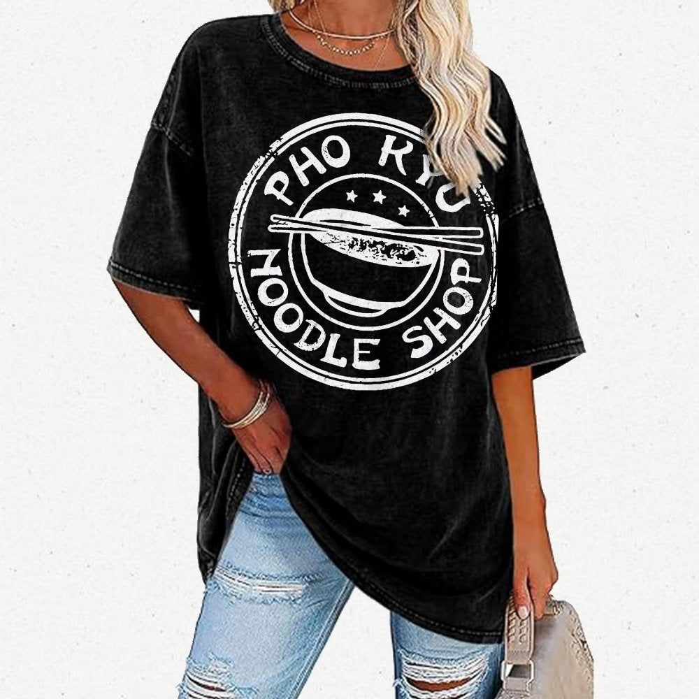 Pho Kyu Noodle Shop Vintage Distressed T-shirt