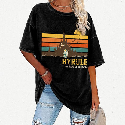 The Land Of Gods Vintage Distressed T-shirt