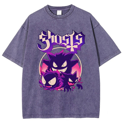 Haunted Ghosts Vintage Distressed T-shirt