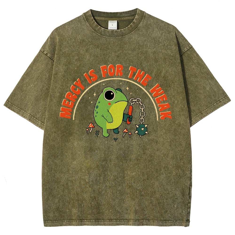 Mercy Is For The Weak Vintage Distressed T-shirt