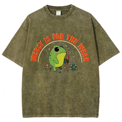 Mercy Is For The Weak Vintage Distressed T-shirt